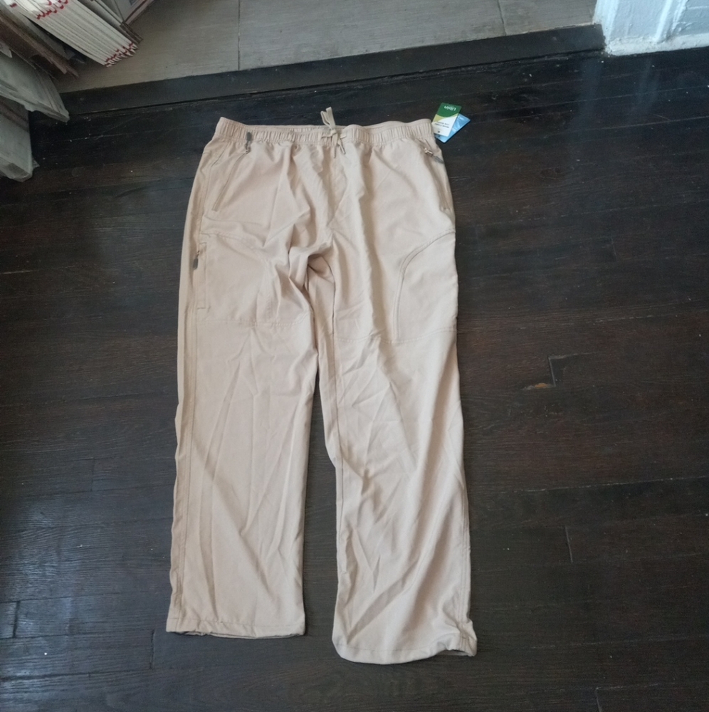 NWT Libin Womens Waterproof UPF50+  Color Beige Size XXL Cargo Jogger Pants...